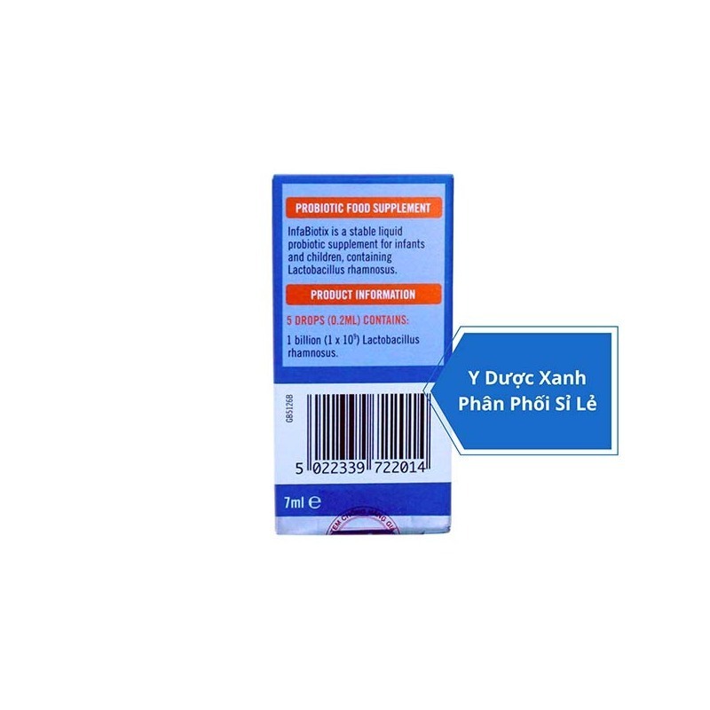 INFA BIOTIX, 7ml, Men vi sinh hỗ trợ tiêu hóa cho trẻ 1 tháng tuổi đến 3 tuổi của Anh