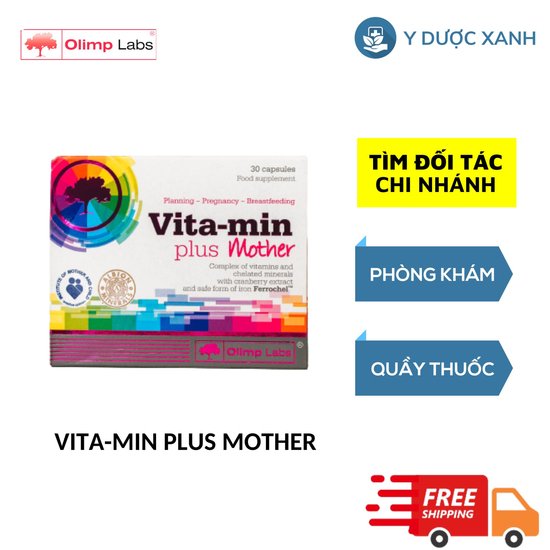 VITA-MIN PLUS MOTHER, Bổ sung vitamin, khoáng chất cho bà bầu
