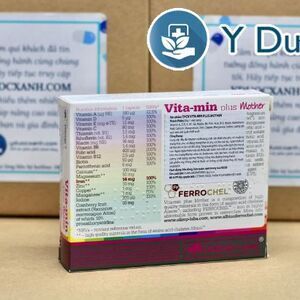 VITA-MIN PLUS MOTHER, Bổ sung vitamin, khoáng chất cho bà bầu