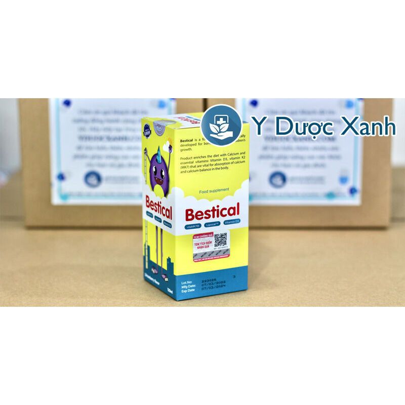 BESTICAL, 120ml, Siro hỗ trợ phát triển chiều cao cho trẻ nhỏ trên 4 tháng tuổi của Slovenia