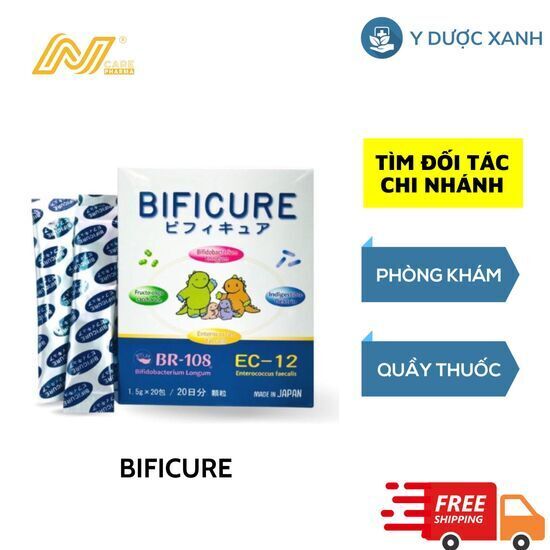 BIFICURE, 20 gói, Men vi sinh bổ sung lợi khuẩn, hỗ trợ cải thiện hệ vi sinh đường ruột