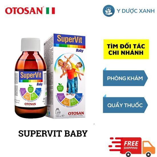 SuperVit Baby Otosan - Bổ sung Vitamin và khoáng chất, giúp cơ thể khoẻ mạnh, tăng đề kháng - Y Dược Xanh