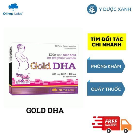 Mua [Chính Hãng] GOLD DHA 30 Viên, Viên uống bổ sung DHA, Axit Folic - Y Dược Xanh