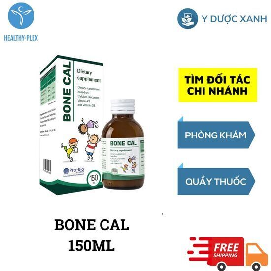 Mua [Chính Hãng] CANXI BONE CAL 150ml, Siro bổ sung canxi cho bé - Y Dược Xanh
