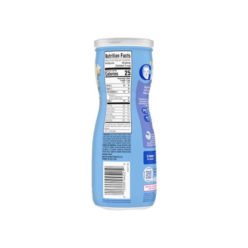 Thực phẩm bổ sung Bánh ăn dặm Gerber Puffs vị chuối