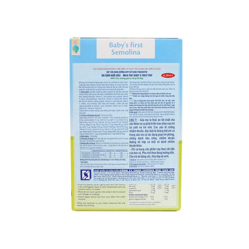 Bột dinh dưỡng HiPP ăn dặm khởi đầu